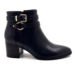 Regarde le Ciel enkellaarzen, Taylor 45, marineblauw leer %price%
