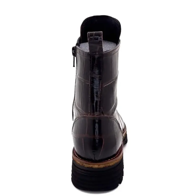 Botines Ivoire 380 Plonge Mogano de piel de cocodrilo marrón %price%