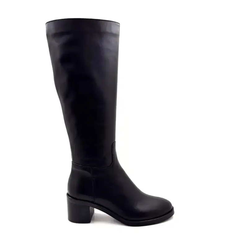 Cizme Ivoire Tw717 din piele neagră %price%