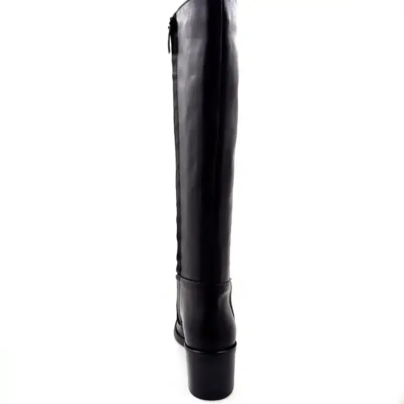 Ivoire Stiefel Tw 717 Schwarzes Leder - %shop-name%