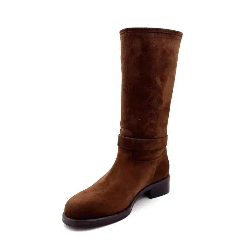 Ivoire halfhoge laarzen Tw 701 Model 6983 Bruin suède - %price%