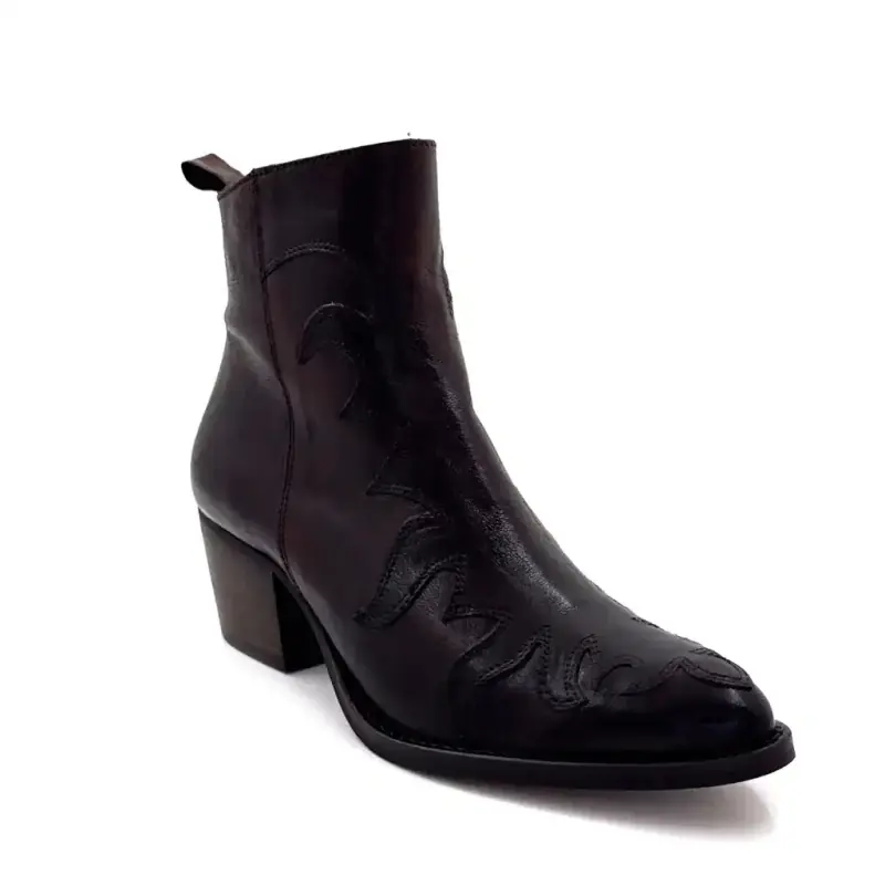 Muratti S 1775 M Bruine, gepatineerde leren cowboylaarzen - %shop-name%
