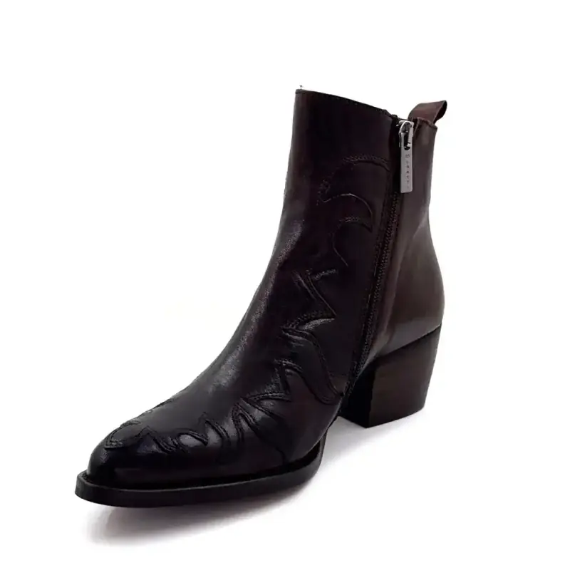 Muratti S 1775 M Bruine, gepatineerde leren cowboylaarzen - %shop-name%