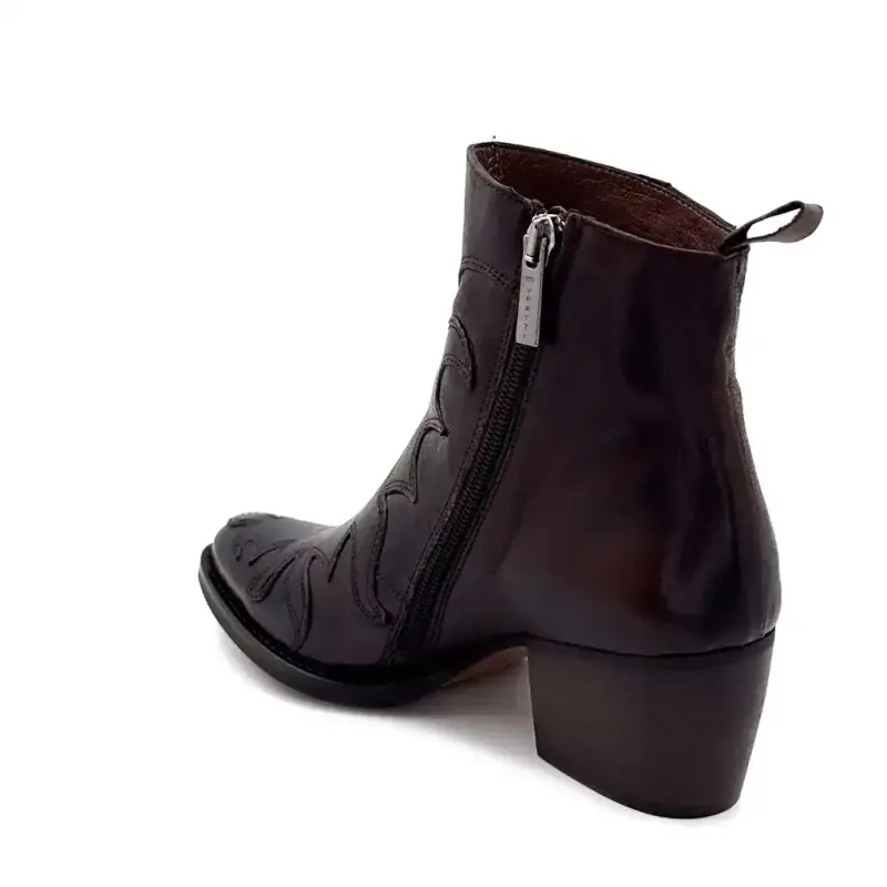 Muratti S 1775 M Bruna Cowboystövlar i Patinerat Läder - %shop-name%