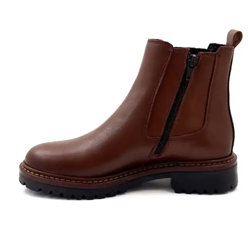 Botas de Ivoire 25040 em couro marrom - %shop-name%