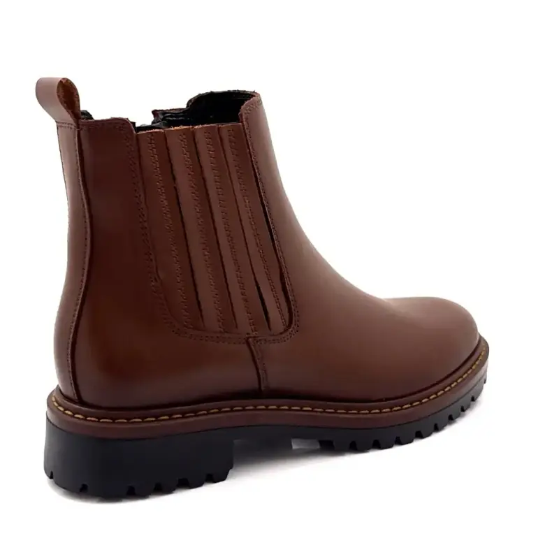 Bottines Ivoire 25040 Cuir Marron - %shop-name%