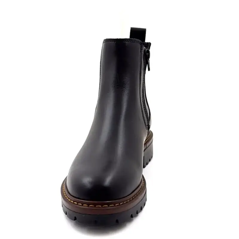 Bottines Ivoire 25040 Cuir Noir - %shop-name%