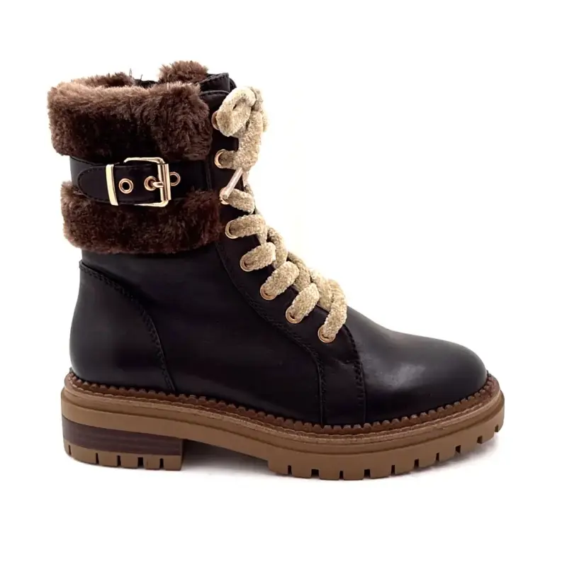Botine Regarde le Ciel Harry01, piele maro %price%