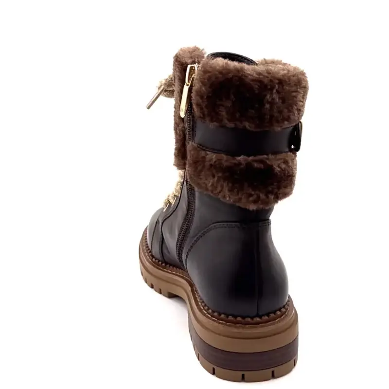 Botine din piele maro Regarde le Ciel Harry01 - %shop-name%
