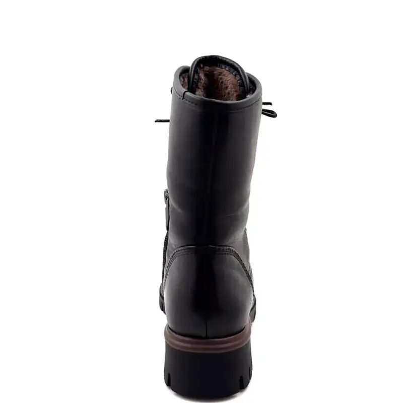 Bottines Regarde le Ciel Justina01 Cuir Noir - %shop-name%