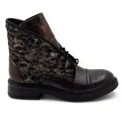 Bottines Fru.it 1022 Cuir Bronze Craquelé %price%%shop-name%