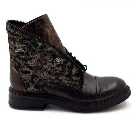 Fru.it 1022 Ankelboots, Krackelerat Bronsfärgat Läder %price% %shop-name%