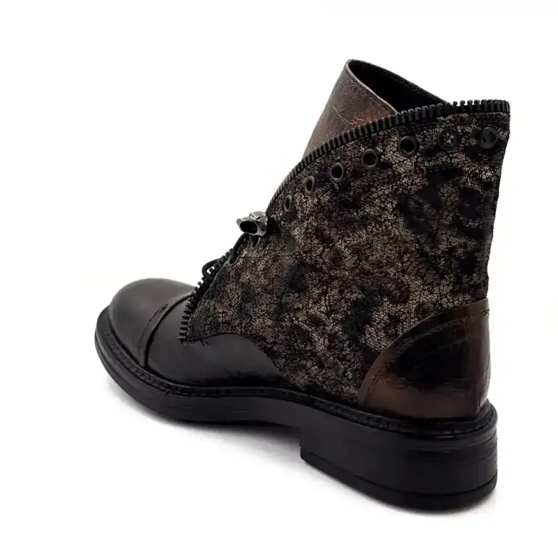 Bottines Fru.it 1022 Cuir Bronze Craquelé - %shop-name%