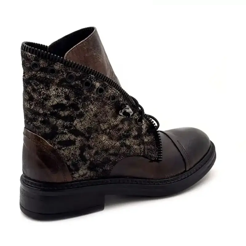 Fru.it 1022 Bokacsizma, Repedt Bronz Bőr - %shop-name%