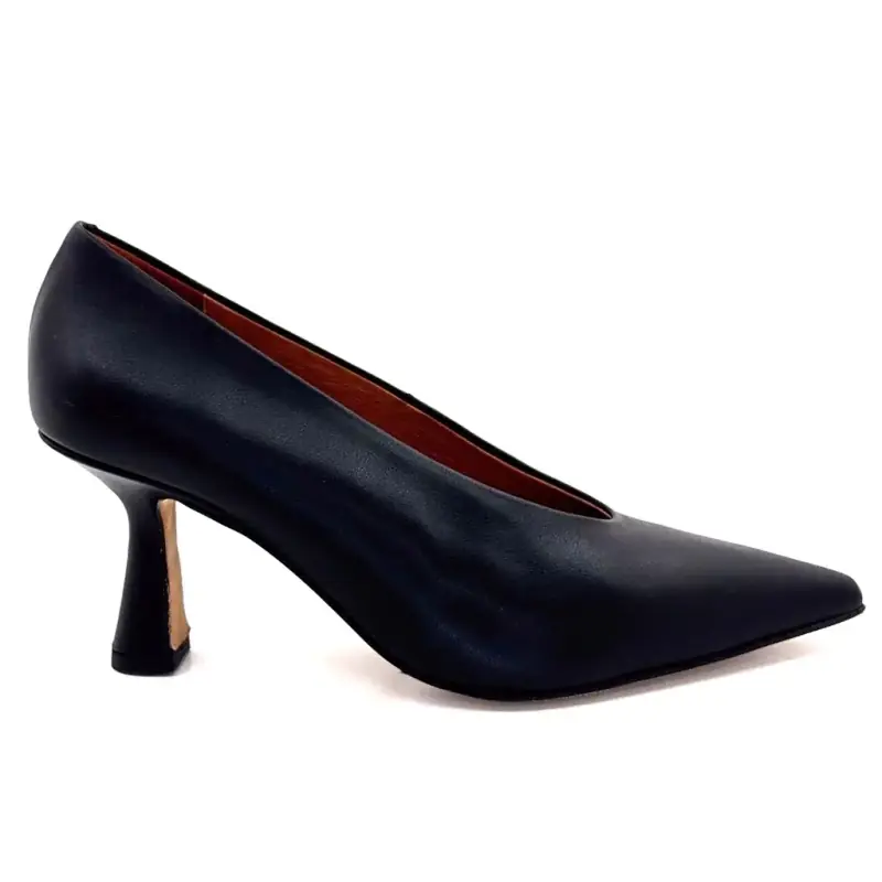 Angel Alarcon 26509 Sorte Læderpumps %price%