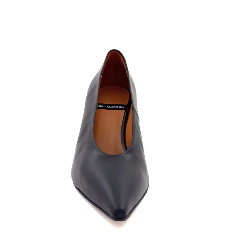 Angel Alarcon 26509 Svarta Läderpumps - %shop-name%