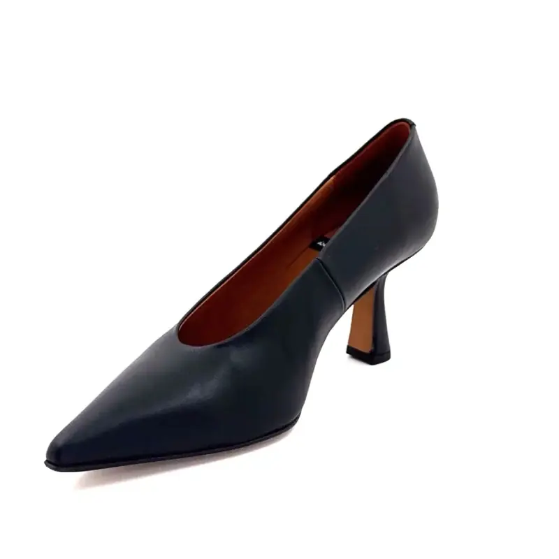 Sapatos de salto alto Angel Alarcon 26509 em couro preto - %shop-name%