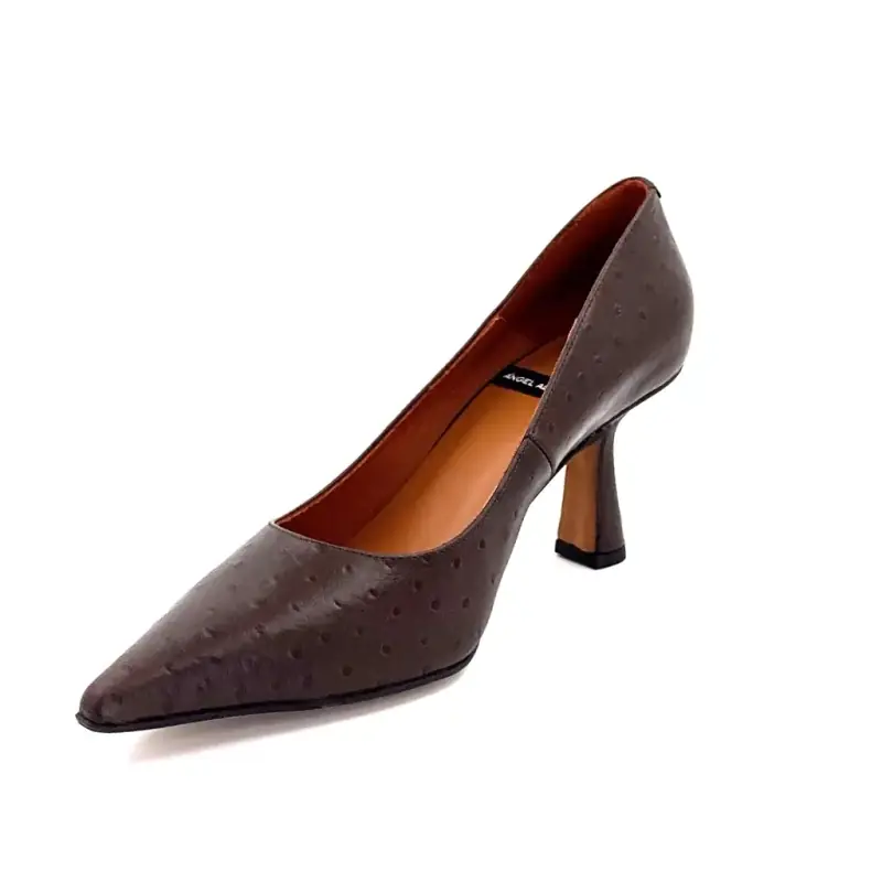 Angel Alarcon 26508 Bruine leren pumps