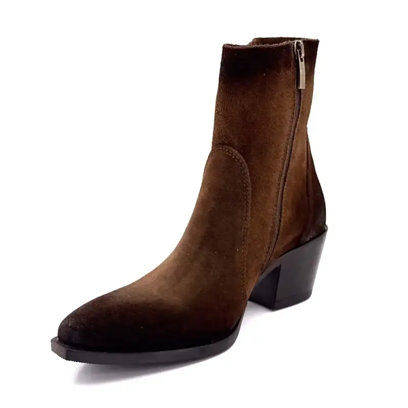 Santiags Metisse Gia 11 Daim Marron -%shop-name% - %price%