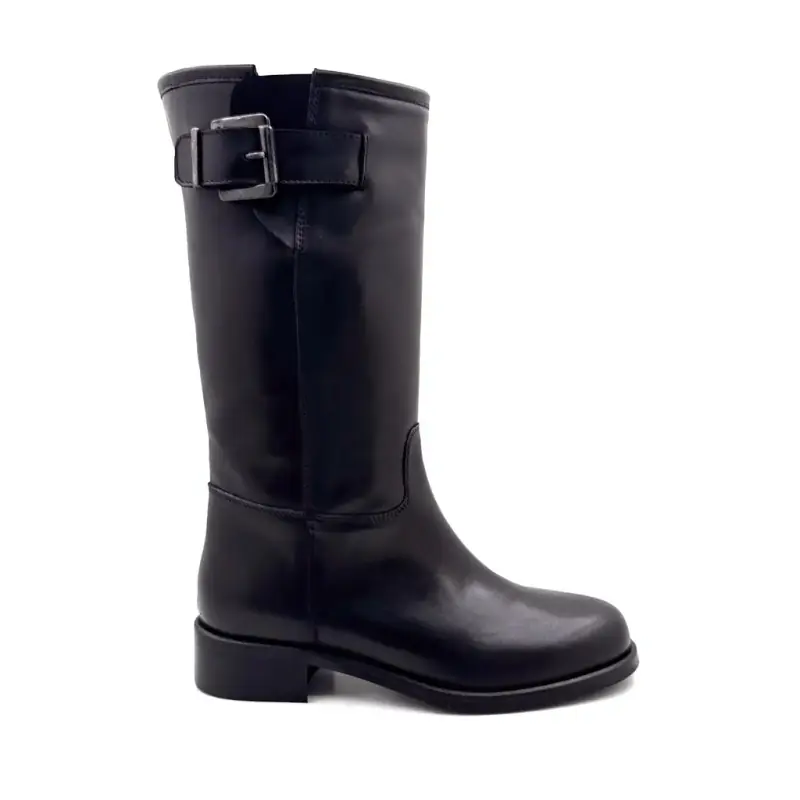 Ivoire Støvler Tw 707 Sort Læder %price%