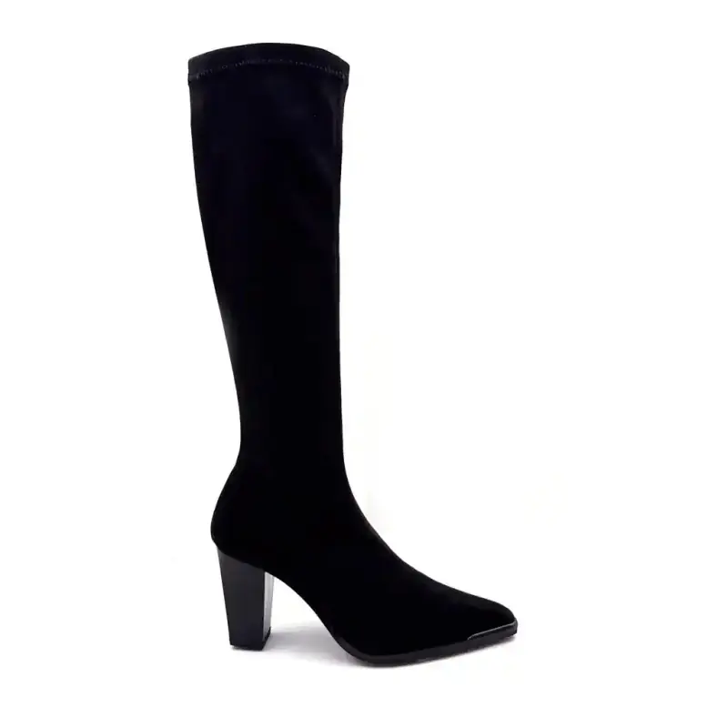 Miss Elastic 75385 Stretch Sorte Hæle Støvler %price%