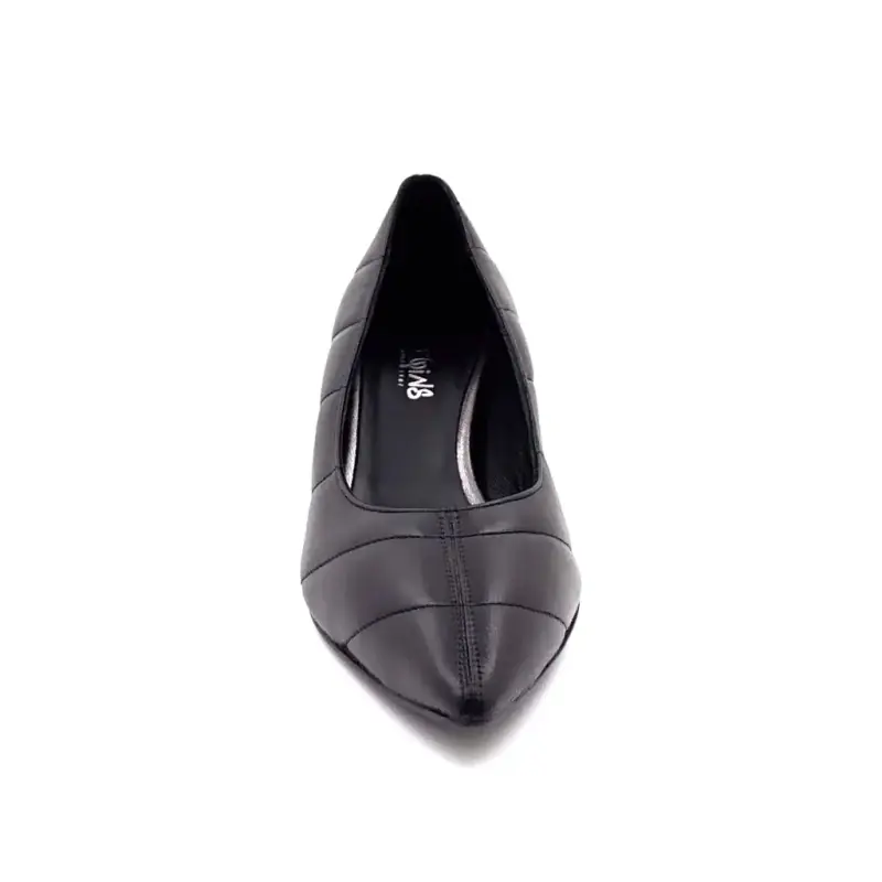 Reqins Lindsay sorte læderpumps - %shop-name% %price%