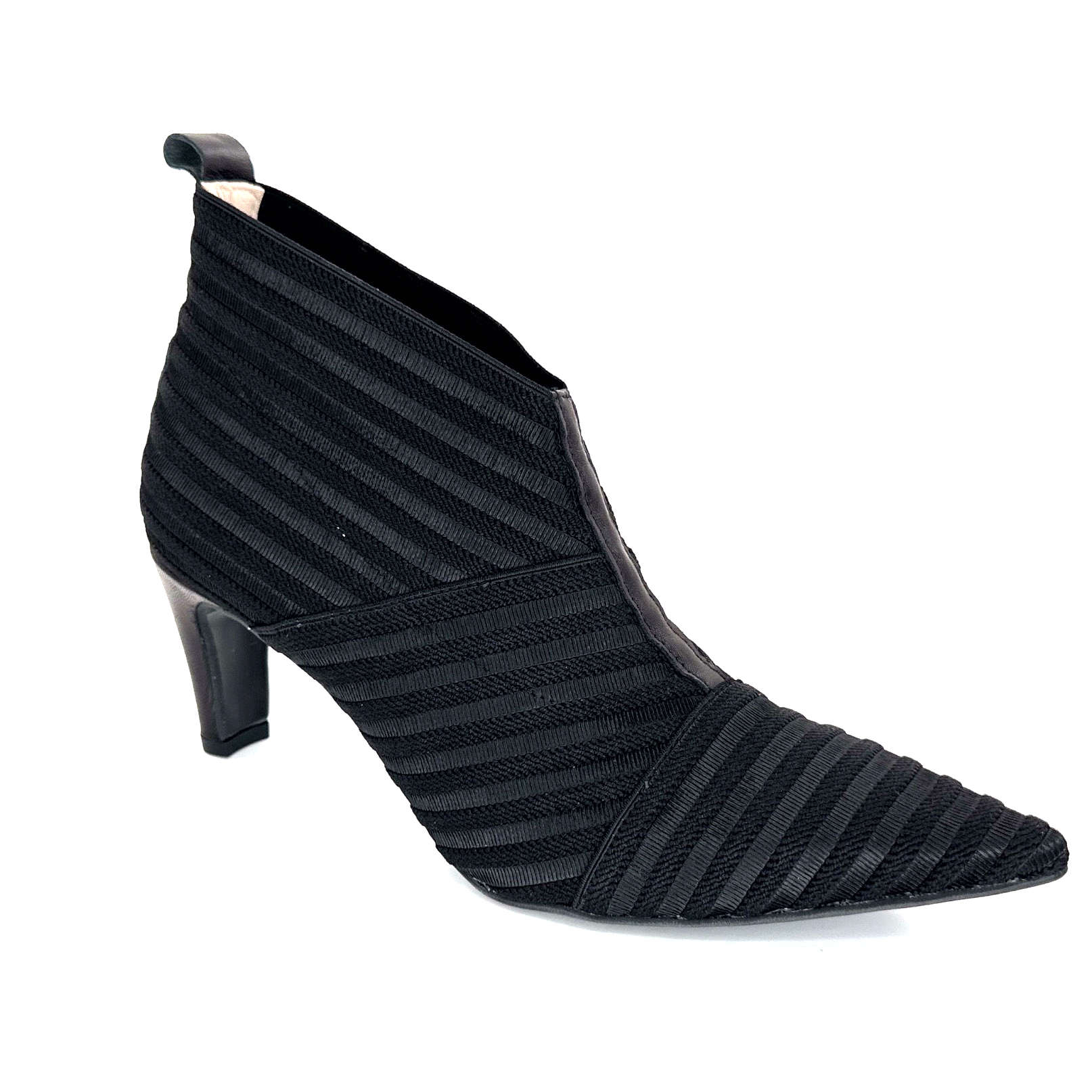 Robe Longue Cascade Rachel Roy - Taille 2 - Rayures Ivoire & Noir Métallisées - NEUVE (sans étiquettes)