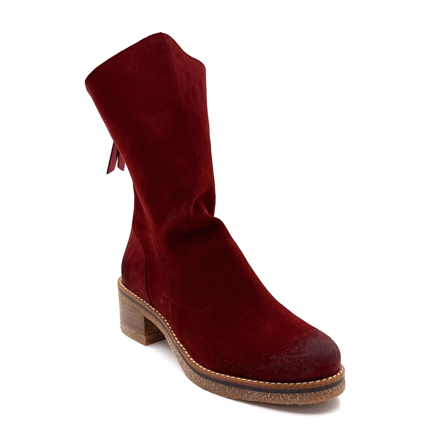 Bottines Sergio Rossi Daim Bordeaux Strass Taille 40 - Neuf Avec Emballage - Talon Très Haut